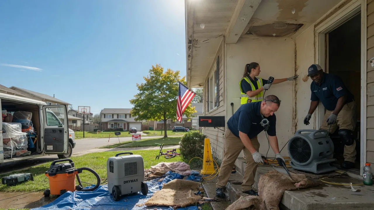 Water Damage Restoration in Des Lacs, ND near me